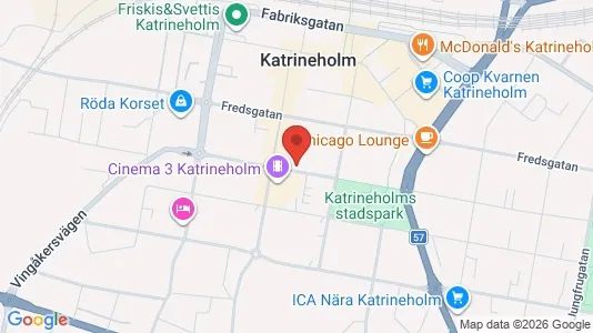 Kontorslokaler att hyra i Katrineholm - kort over placeringen