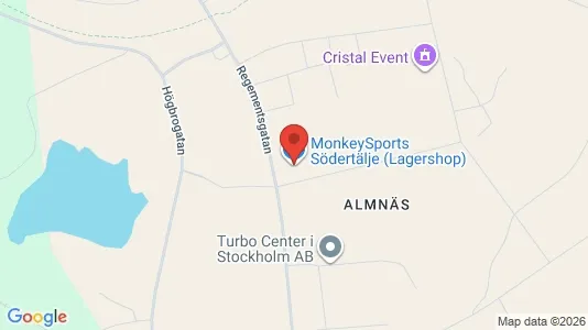 Industrilokaler att hyra i Södertälje - kort over placeringen