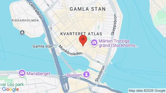 Kontorslokaler att hyra i Stockholm Innerstad - kort over placeringen