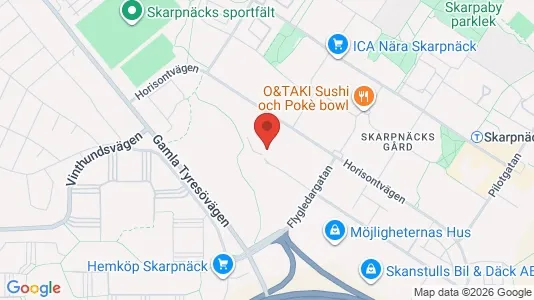 Kontorslokaler att hyra i Söderort - kort over placeringen