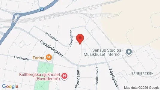 Lagerlokaler att hyra i Katrineholm - kort over placeringen