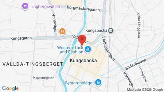 Kontorslokaler att hyra i Kungsbacka - kort over placeringen
