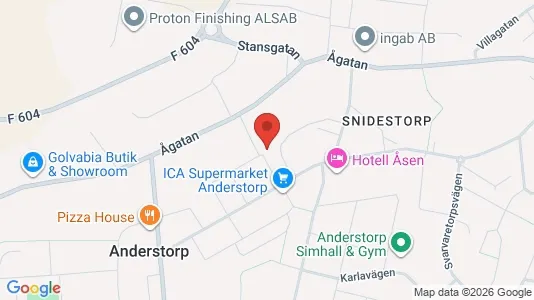 Kontorslokaler att hyra i Gislaved - kort over placeringen
