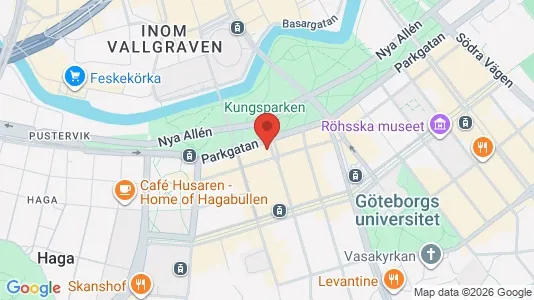 Kontorslokaler att hyra i Göteborg Centrum - kort over placeringen