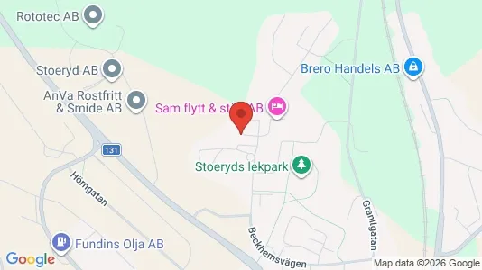 Kontorslokaler att hyra i Tranås - kort over placeringen