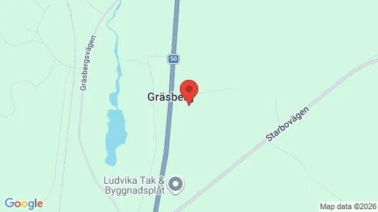 Industrilokaler till försäljning i Ludvika - kort over placeringen