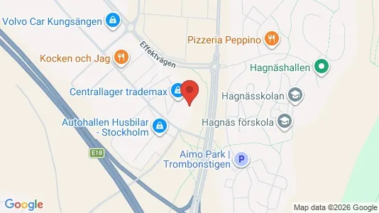Industrilokaler att hyra i Upplands-Bro - kort over placeringen