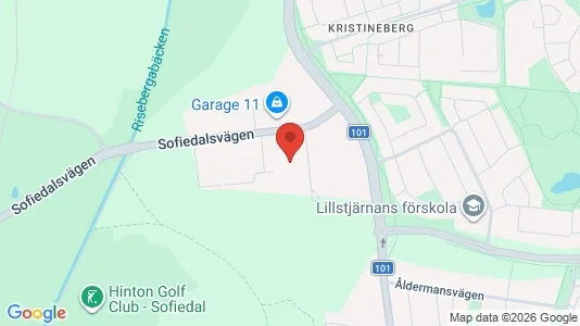 Kontorslokaler att hyra i Oxie - kort over placeringen