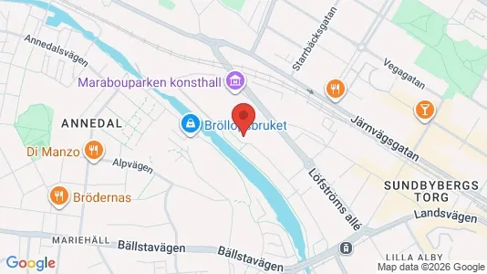 Kontorslokaler att hyra i Sundbyberg - kort over placeringen