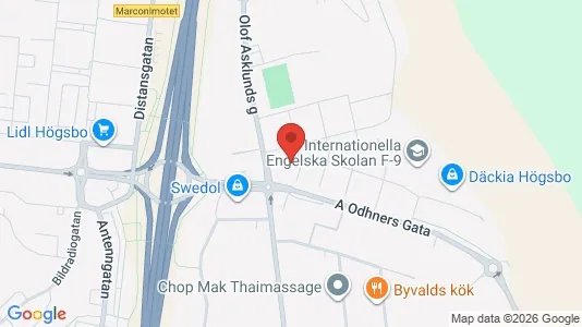 Kontorslokaler att hyra i Askim-Frölunda-Högsbo - kort over placeringen