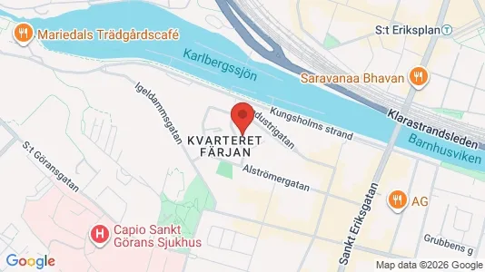 Kontorslokaler att hyra i Kungsholmen - kort over placeringen