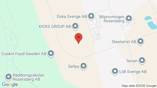 Lagerlokaler att hyra i Sigtuna - kort over placeringen
