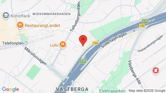 Kontorslokaler att hyra i Söderort - kort over placeringen