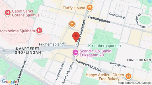 Kontorslokaler att hyra i Kungsholmen - kort over placeringen