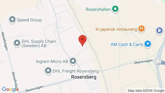 Industrilokaler att hyra i Sigtuna - kort over placeringen