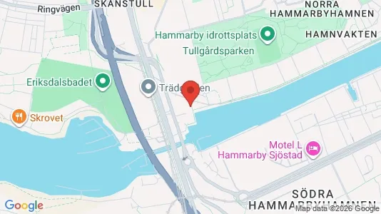 Kontorslokaler att hyra i Södermalm - kort over placeringen