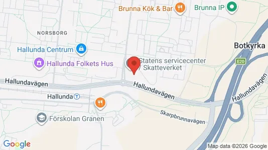 Kontorslokaler att hyra i Botkyrka - kort over placeringen