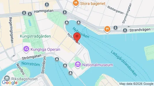 Kontorslokaler att hyra i Stockholm Innerstad - kort over placeringen