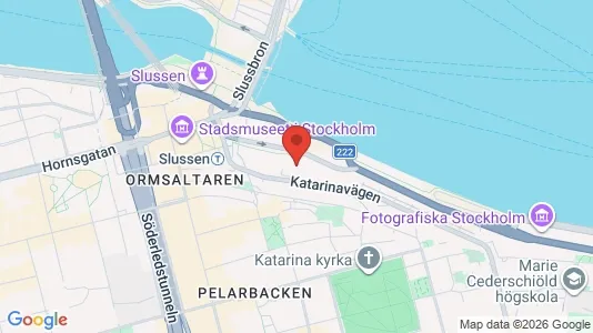 Kontorslokaler att hyra i Södermalm - kort over placeringen