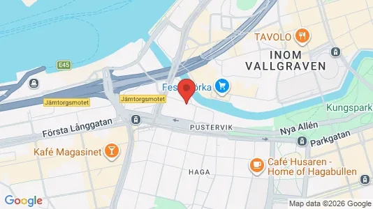 Kontorslokaler att hyra i Göteborg Centrum - kort over placeringen