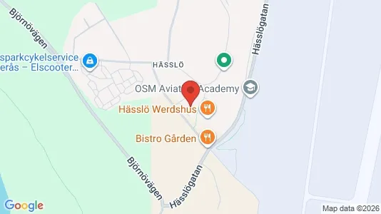 Kontorslokaler att hyra i Västerås - kort over placeringen