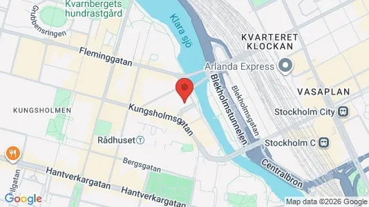 Kontorslokaler att hyra i Kungsholmen - kort over placeringen