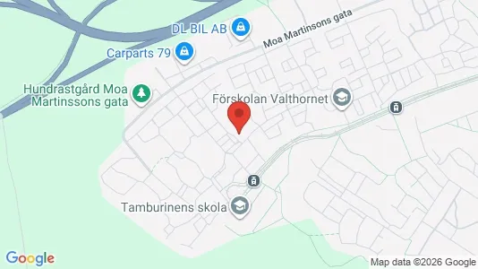 Affärslokaler att hyra i Norrköping - kort over placeringen