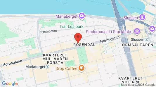 Kontorslokaler att hyra i Södermalm - kort over placeringen