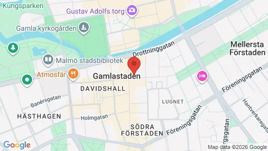 Kontorslokaler att hyra i Malmö Centrum - kort over placeringen