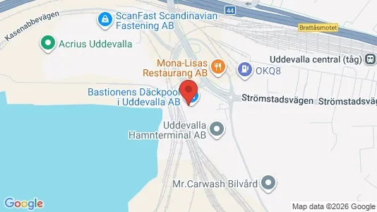 Industrilokaler att hyra i Uddevalla - kort over placeringen