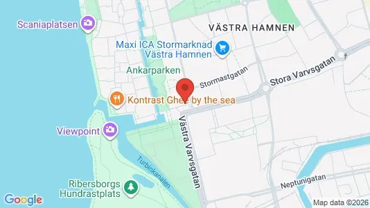 Kontorslokaler att hyra i Vänersborg - kort over placeringen