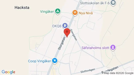 Kontorslokaler att hyra i Vingåker - kort over placeringen