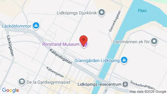 Kontorslokaler att hyra i Lidköping - kort over placeringen