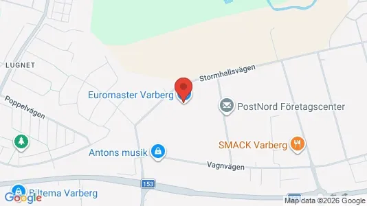 Kontorslokaler att hyra i Varberg - kort over placeringen