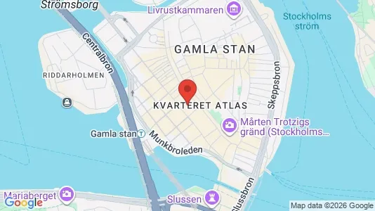 Kontorslokaler att hyra i Stockholm Innerstad - kort over placeringen