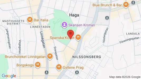 Kontorslokaler att hyra i Göteborg Centrum - kort over placeringen