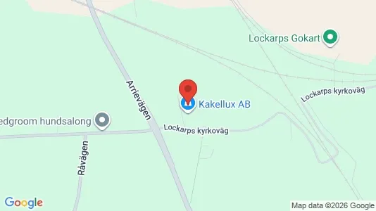 Lagerlokaler att hyra i Oxie - kort over placeringen