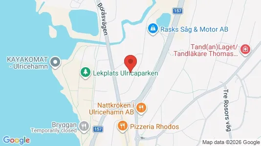 Kontorslokaler att hyra i Ulricehamn - kort over placeringen