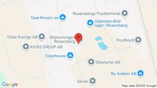 Lagerlokaler att hyra i Sigtuna - kort over placeringen