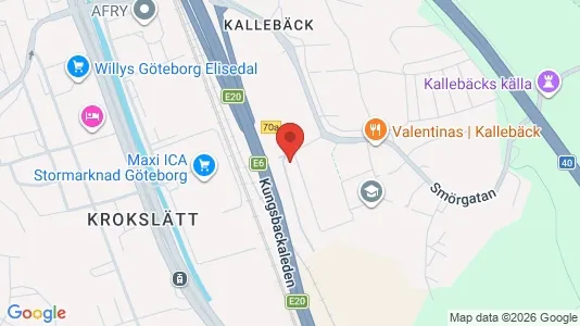 Kontorslokaler att hyra i Örgryte-Härlanda - kort over placeringen