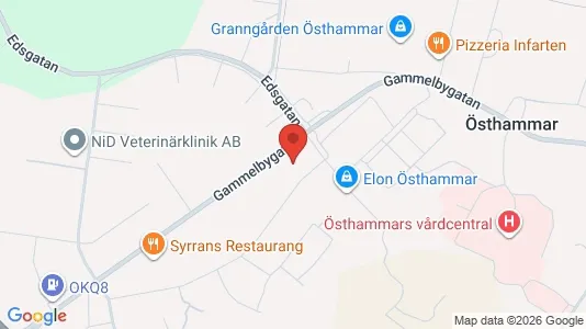 Industrilokaler att hyra i Östhammar - kort over placeringen