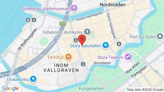 Kontorslokaler att hyra i Göteborg Centrum - kort over placeringen