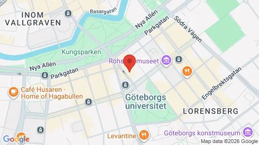 Kontorslokaler att hyra i Göteborg Centrum - kort over placeringen