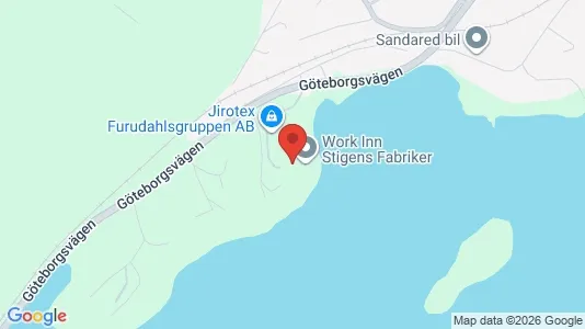 Kontorslokaler att hyra i Borås - kort over placeringen