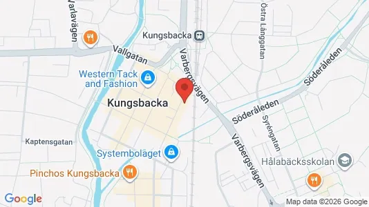 Kontorslokaler att hyra i Kungsbacka - kort over placeringen