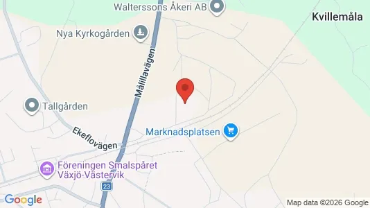 Industrilokaler att hyra i Hultsfred - kort over placeringen