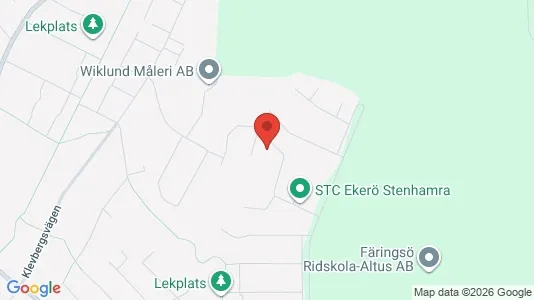 Lagerlokaler att hyra i Ekerö - kort over placeringen