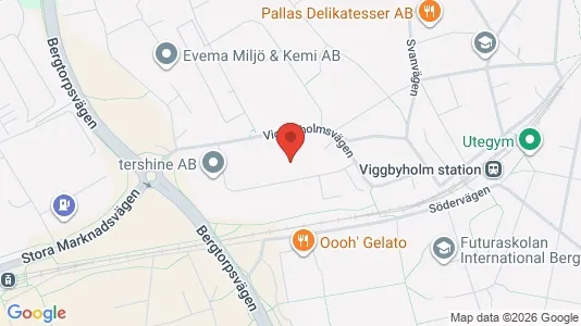 Kontorslokaler att hyra i Täby - kort over placeringen