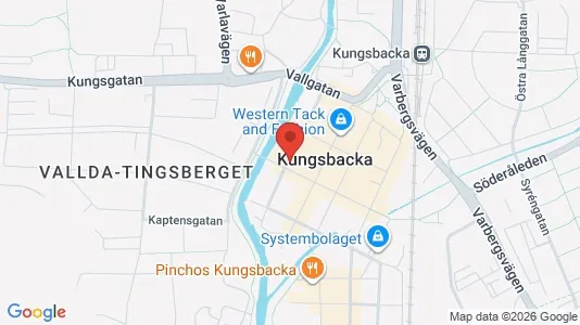Kontorslokaler att hyra i Kungsbacka - kort over placeringen