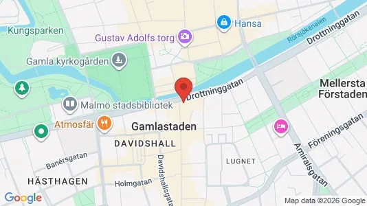 Kontorslokaler att hyra i Malmö Centrum - kort over placeringen